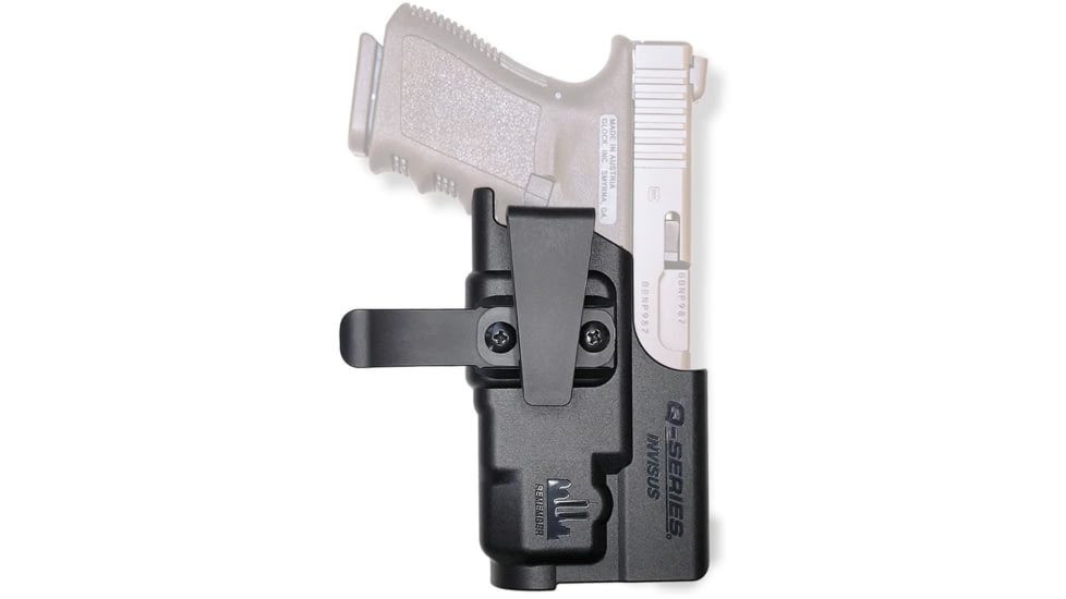 Q-Series INVISUS TLR7X Light Compatible Inside the Waist Band Holster, Glock, Ambidextrious, Matte, Black, INVISUS01