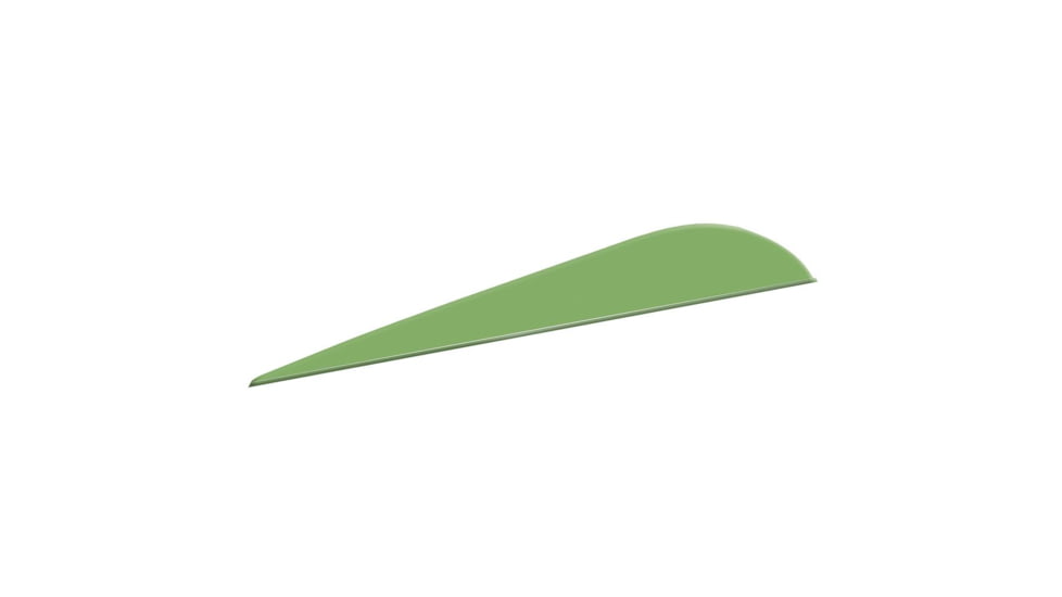 Q2i Duravane-II Vanes, Neon Green 4 in. 100 pk. Q2i12043