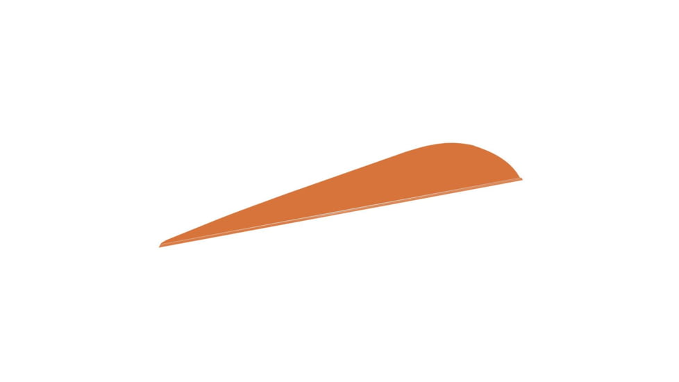 Q2i Duravane-II Vanes, Neon Orange 4 in. 100 pk. Q2i12044