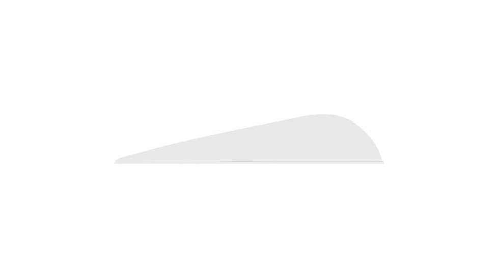 Q2i Duravane-II Vanes, White 3 in. 100 pk. Q2i11048