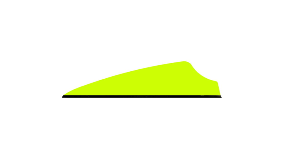 Q2i Fusion X-II SL Vanes 1.75 in. 100 pk., Neon Yellow 1001230