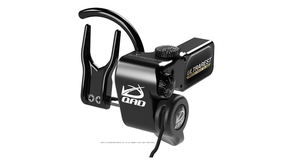 Qad Arrow Rest Ultra-rest Mxt W/micro Adjustment Black Rh