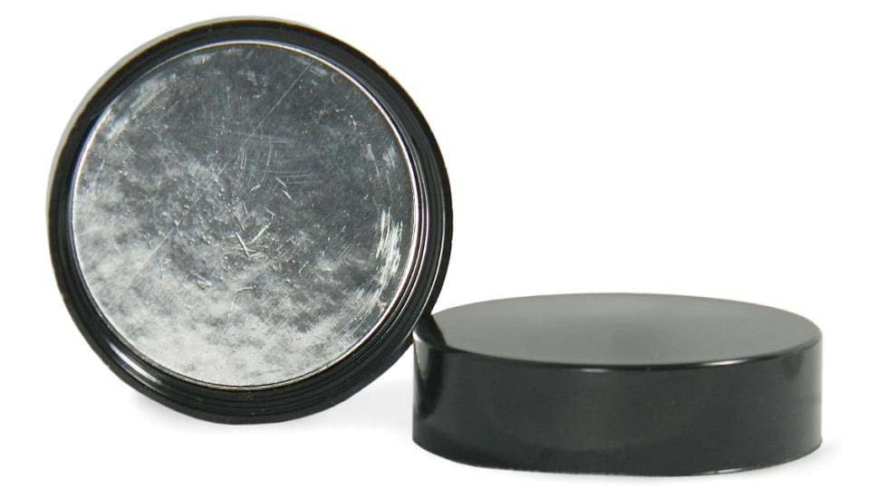 Qorpak Black Phenolic Screw Caps, Pulp/Tinfoil Liner, Qorpak 5121/12, Pack of 12