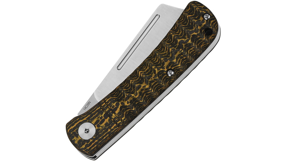 QSP Knife Hedgehog Slip Joint Golden CF