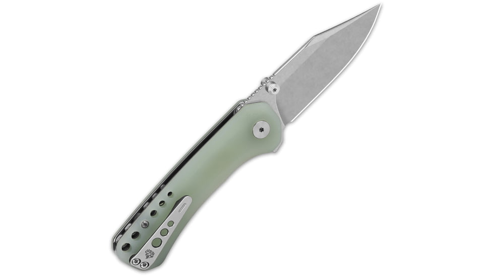 QSP Knife Kestrel Linerlock Jade G10