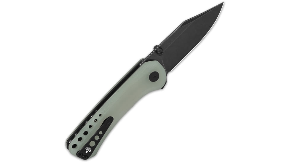 QSP Knife Kestrel Linerlock Jade G10 QS145B2
