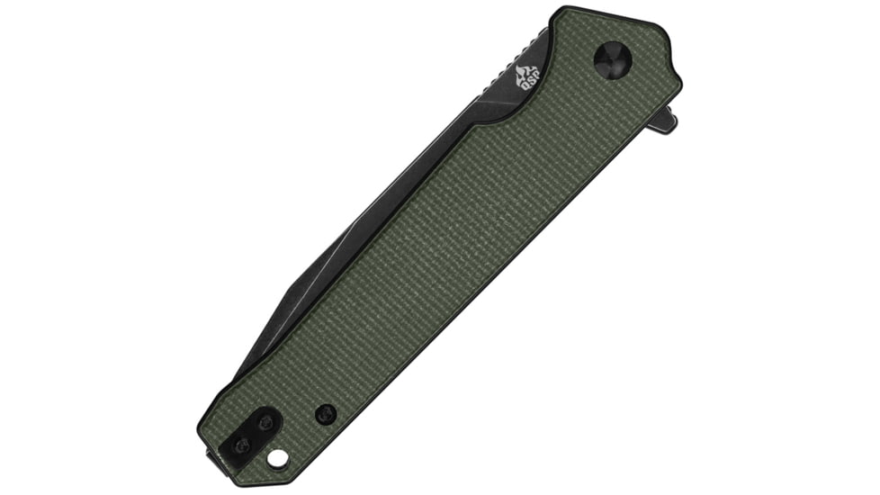QSP Knife Mamba Linerlock Micarta Green QS111I2