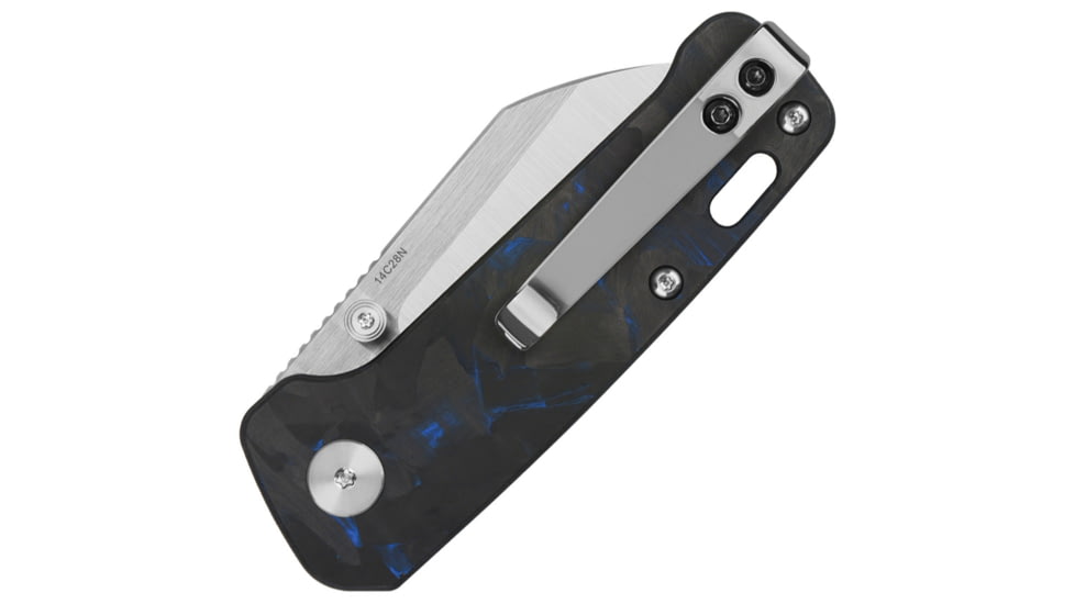 QSP Knife Mini Penguin Linerlock Blue CF