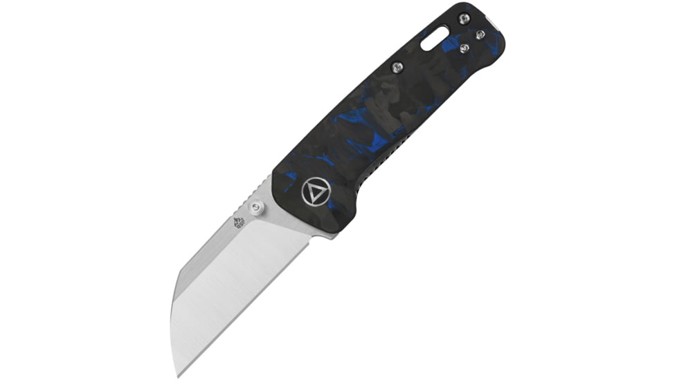 QSP Knife Mini Penguin Linerlock Blue CF
