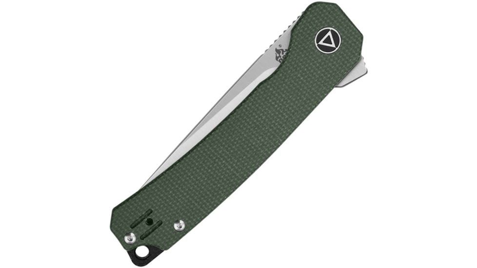 QSP Knife Osprey Linerlock Green Micarta
