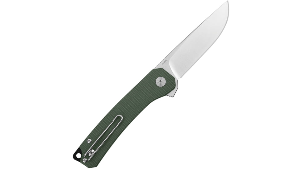 QSP Knife Osprey Linerlock Green Micarta
