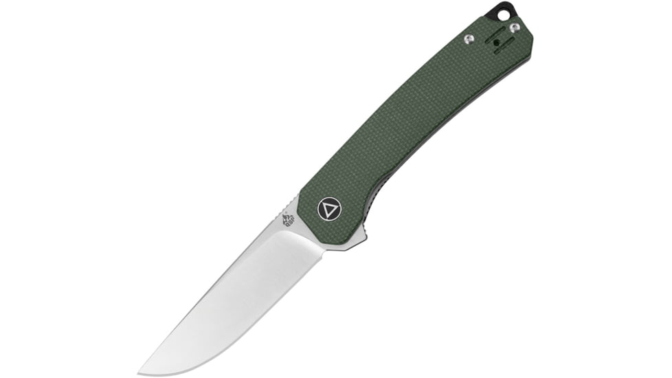 QSP Knife Osprey Linerlock Green Micarta