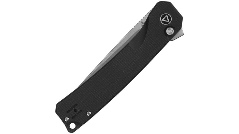 QSP Knife Osprey XL Button Lock Black