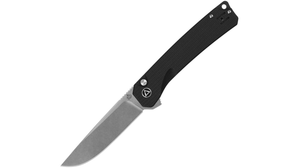 QSP Knife Osprey XL Button Lock Black