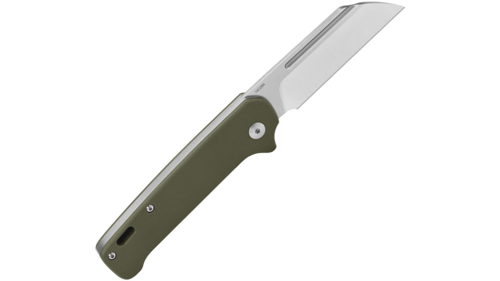 QSP Knife Penguin Slip Joint Green G10