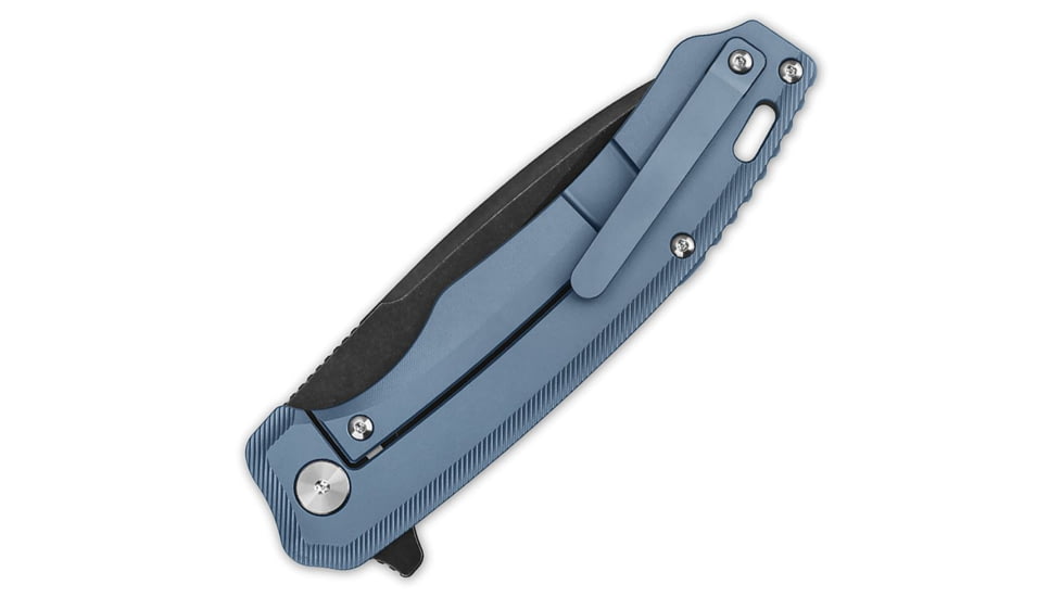 QSP Knife Woodpecker Blue Titanium