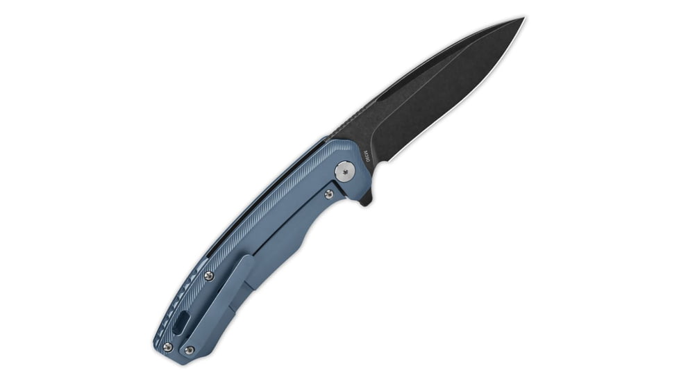 QSP Knife Woodpecker Blue Titanium