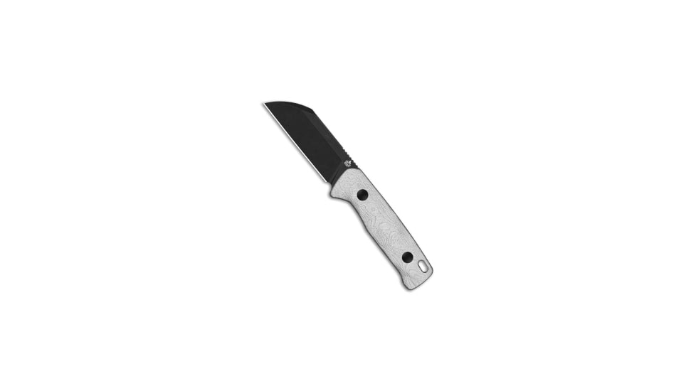 Qsp QSP Baby Penguin Fixed Blade Knife Aluminum Foil G-10 2.5" Black SW 14C28N, Silver, 14C28N, adult, BHQ-223294
