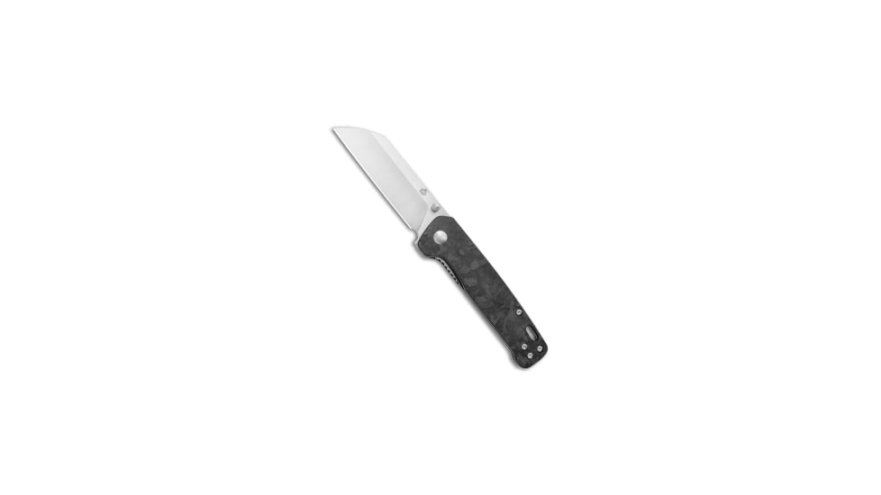 Qsp QSP Penguin Liner Lock Knife Black G-10/Carbon Fiber 3.25" Satin, Black, D2, adult, BHQ-137087