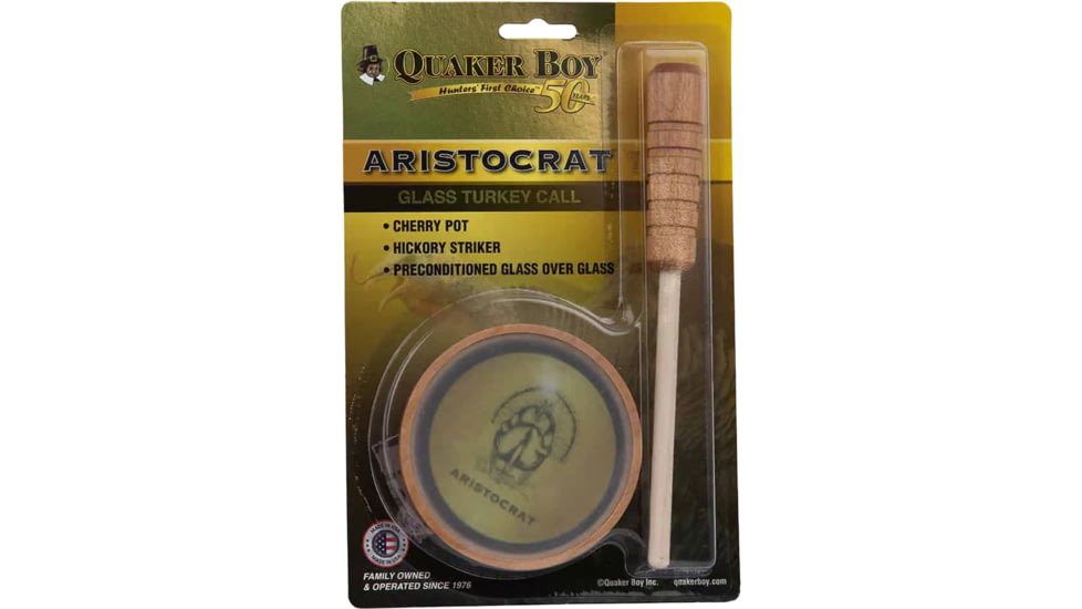 Quaker Boy Aristocrat Glass Pot Call 50th Anniversary, 1410484