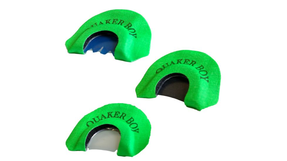 Quaker Boy SR 3 Pack/O.B.H.,Cutthroat,Double/Green, 6.75x4.9, 11140