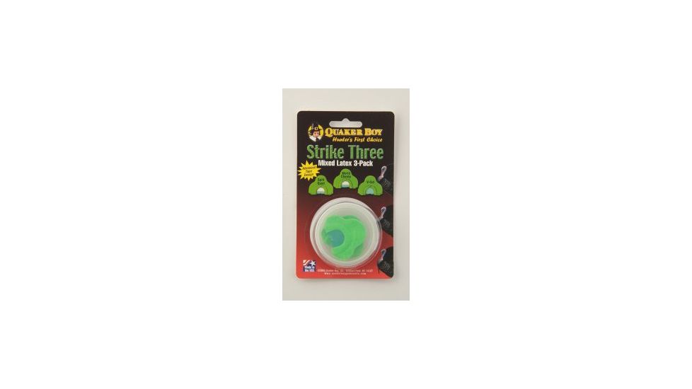 Quaker Boy Strike Three 3-Pack Game Calls 11306