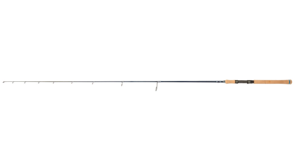 Quantum Myth Spinning Rod, 7ft, 1-PC, Medium, Fast Rod, HXS30 Graphite Blank, Seaguide Line Guides, Fuji DPS Reel Seat, Cork Handle, Gray/Blue, MTS701M1017F.R2