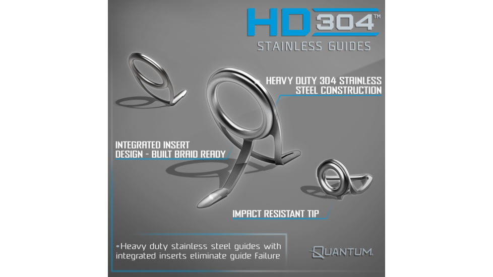 Quantum Strive Spinning Reel and Rod Combo, 7ft, 1-PC, Medium, Fast Rod, Graphite Composite Blank, SZ 4000 Reel, 4+1 Bearings, 6.2-1 Ratio, Silver/Blue, SV4000701M1017.P2