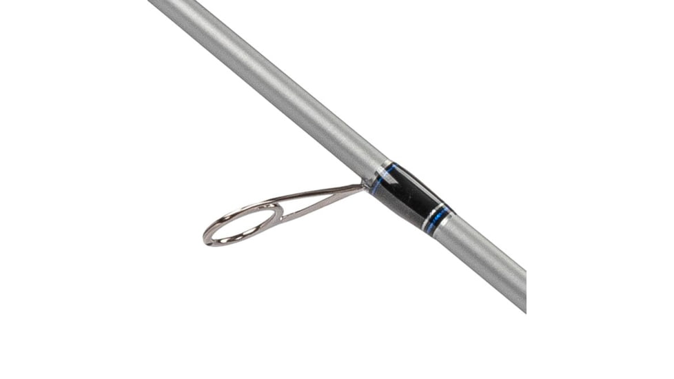 Quantum Strive Spinning Reel and Rod Combo, 7ft, 1-PC, Medium-Light, Fast Rod, Graphite Composite Blank, SZ 3000 Reel, 4+1 Bearings, 6.2-1 Ratio, Silver/Blue, SV3000701ML815.P2