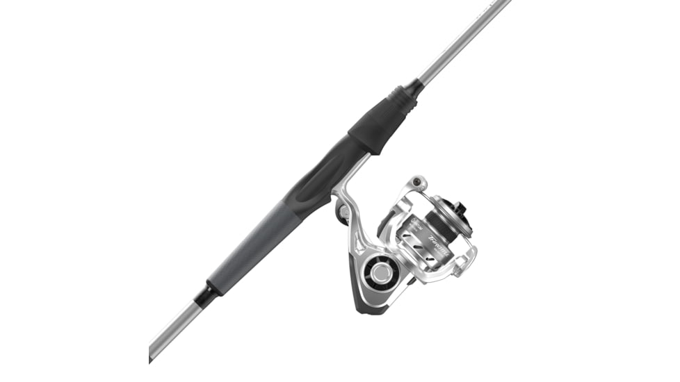 Quantum Throttle Spinning Reel and Rod Combo, 7ft 1-PC IM8 Graphite Rod w/ ComfortGrip Rod Handle, Dura-Lok Anti-Reverse Clutch Reel w/ MaxCast II Spool and Braid Band, TH30701MHC.NS3