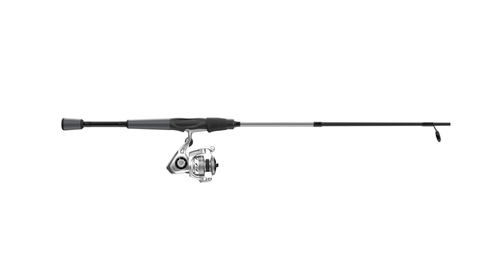 Quantum Throttle Spinning Reel and Rod Combo, 7ft 1-PC IM8 Graphite Rod w/ ComfortGrip Rod Handle, Dura-Lok Anti-Reverse Clutch Reel w/ MaxCast II Spool and Braid Band, TH30701MHC.NS3