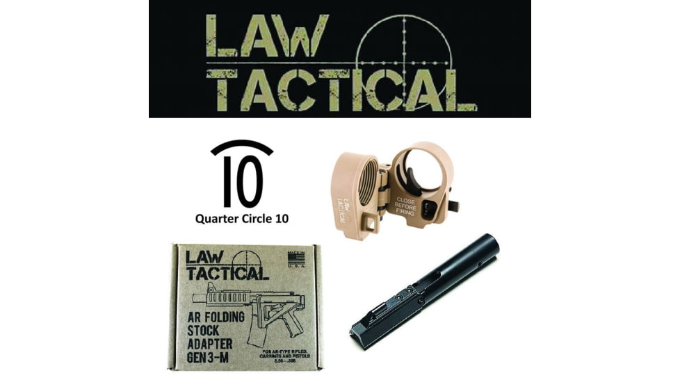 Quarter Circle 10 .45 ACP Law Tactical Bolt PCC Kit, FDE, QC-A-BLT-G-45-LawTac-FDE