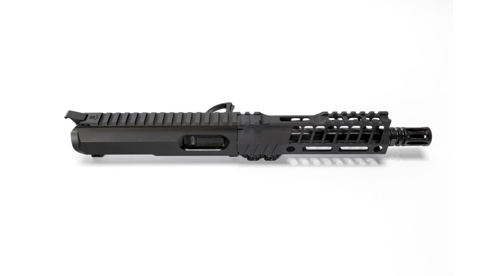 Quarter Circle 10 Side Charging Complete 9mm Upper Receiver Assembly, 5.5in Barrel, Black, QC-CU-PSCU-G-9-5.5 Inch