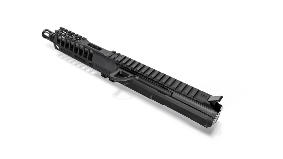 Quarter Circle 10 Side Charging Complete 9mm Upper Receiver Assembly, 5.5in Barrel, Black, QC-CU-PSCU-G-9-5.5 Inch