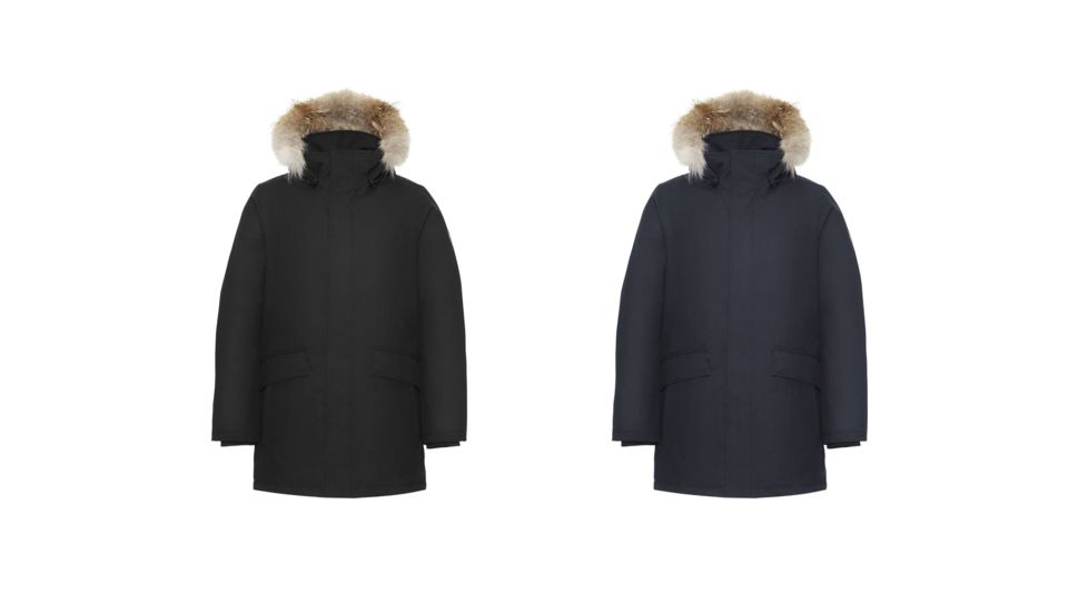 Quartz Co Champlain Down Parka - Men's, Black, Navy