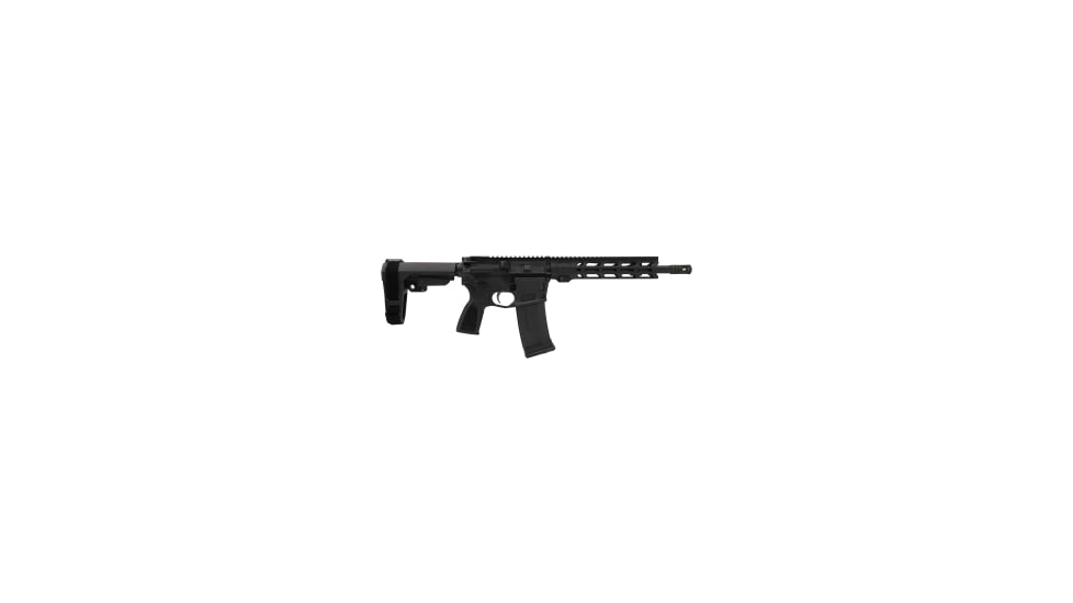 Desert Tech Quattro-15 Pistol, .223 Wylde 5.56x45mm NATO, 11.5in Barrel, 7075 T6 Aluminum Frame, Black, 53 Round Magazine, w/ QMAG-53, 27.375 inch, QTR-PS-A1153-B