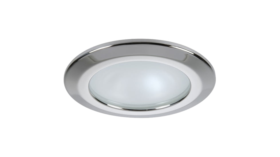 Quick Kor XP Downlight 4W LED Round Light w/ Round Stainless Bezel, IP66, Screw Mounted, Warm White, FAMP3262X02CA00