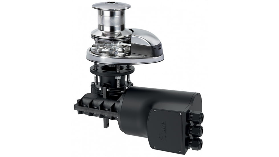 Quick Prince DP2 712D Windlass Drums - 700W - 12V - 7mm - 1/4in Gypsy, FSDP20712D07B00