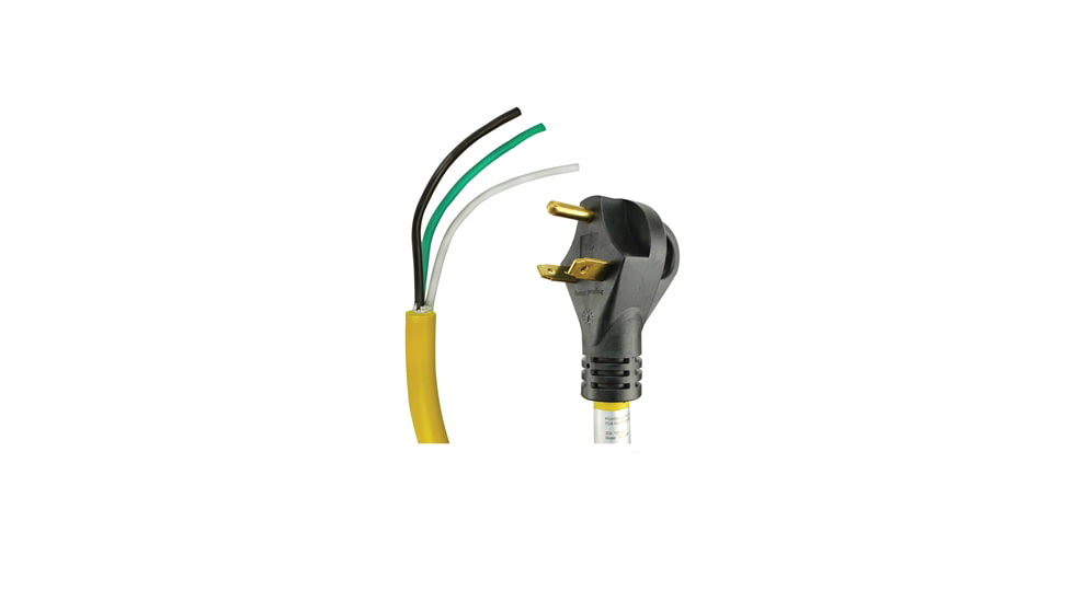 Quick Products 30 Amp RV Cord Grip Handle Plug And 5 Loose End 30, QP-30-30H
