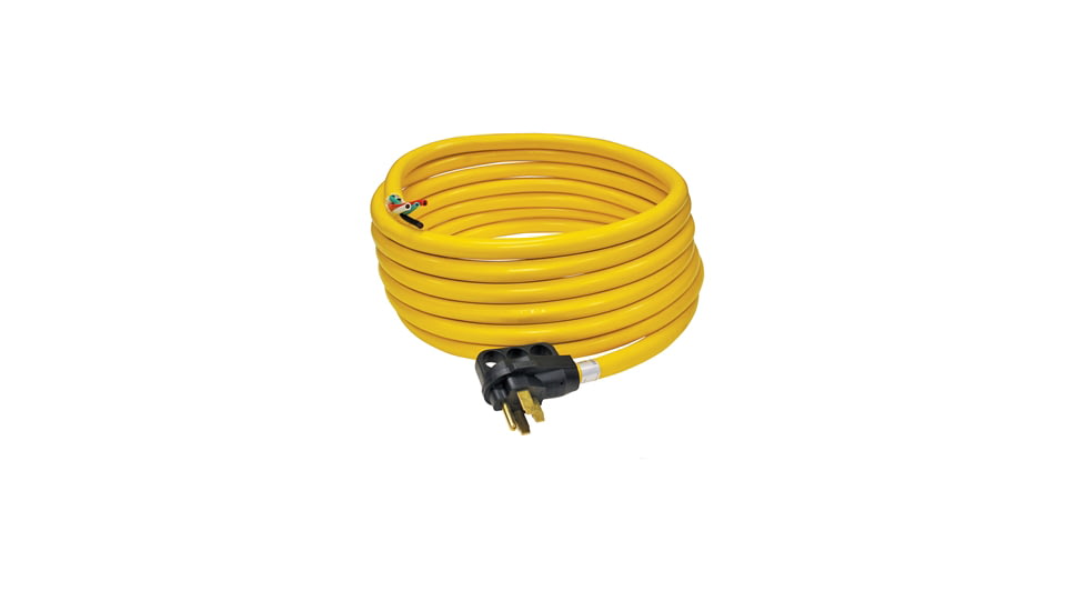 Quick Products 50 Amp RV Cord Grip Handle Plug And 5 Loose End 30, QP-50-30H