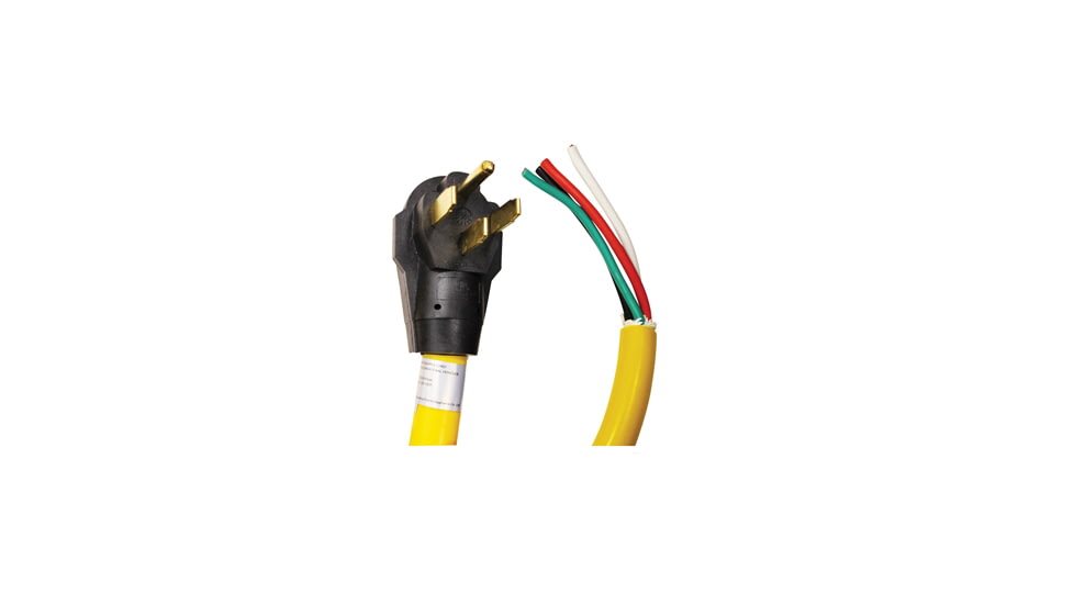 Quick Products 50 Amp RV Cord Grip Handle Plug And 5 Loose End 30, QP-50-30H