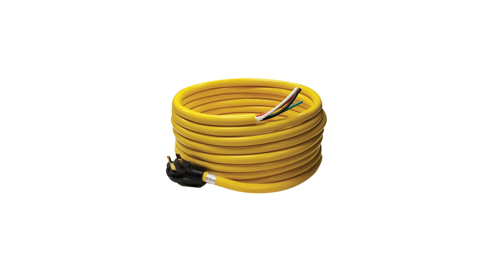 Quick Products 50 Amp RV Cord Grip Handle Plug And 5 Loose End 36, QP-50-36H