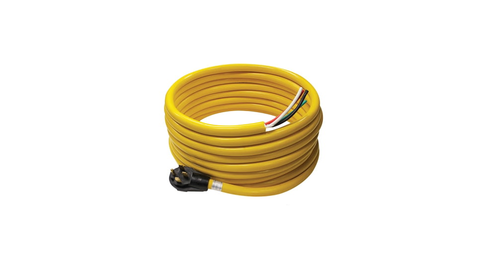 Quick Products 50 Amp RV Cord Grip Handle Plug And 5 Loose End 36, QP-50-36H