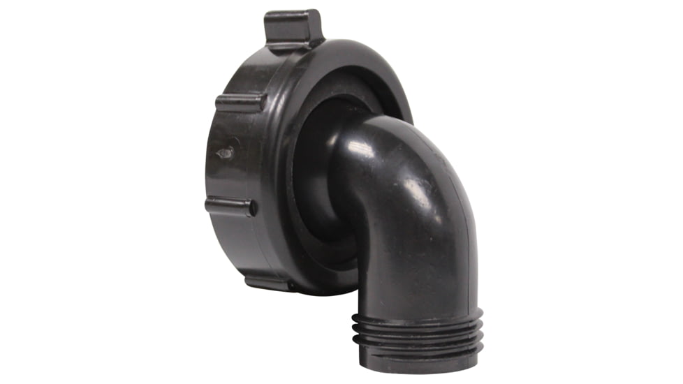 Quick Products 90 deg RV Drain Connector 1 1/2in.Fpt x 3/4 MPT, QP-90RDC