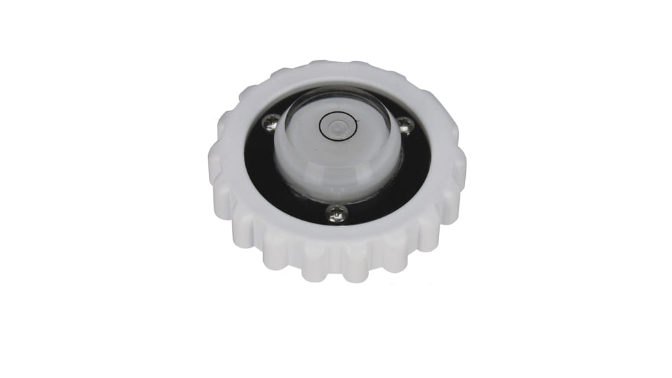 Quick Products Replacement Bubble Level Cap For Electric Tongue Jack, White, JQ-RLW