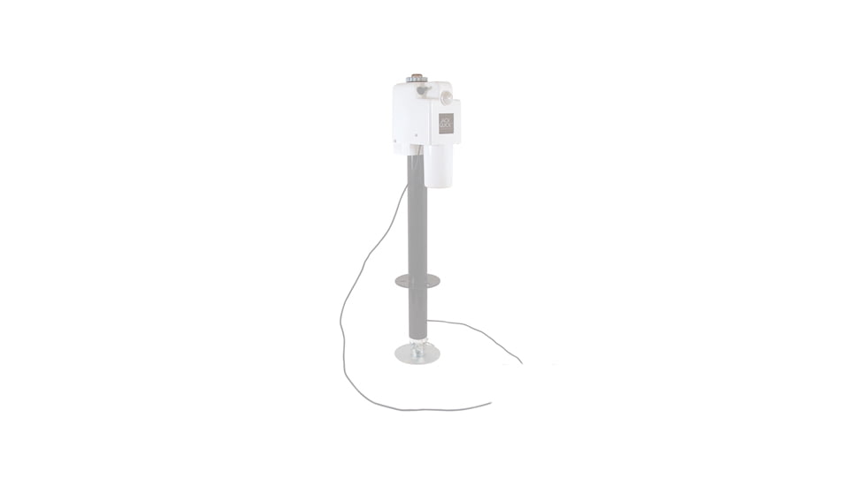 Quick Products Replacement Bubble Level Cap For Electric Tongue Jack, White, JQ-RLW