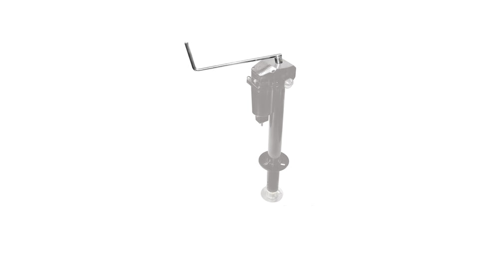 Quick Products Replacement Manual Crank For Electric Tongue Jack, Slotted, JQ-SDDL