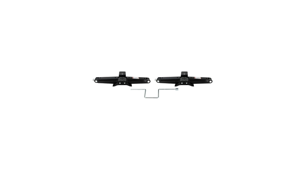 Quick Products RV Stabilizing And Leveling Scissor Jack 5 000 Lbs. Max 24, Set Of 2, QP-RVJ-S24