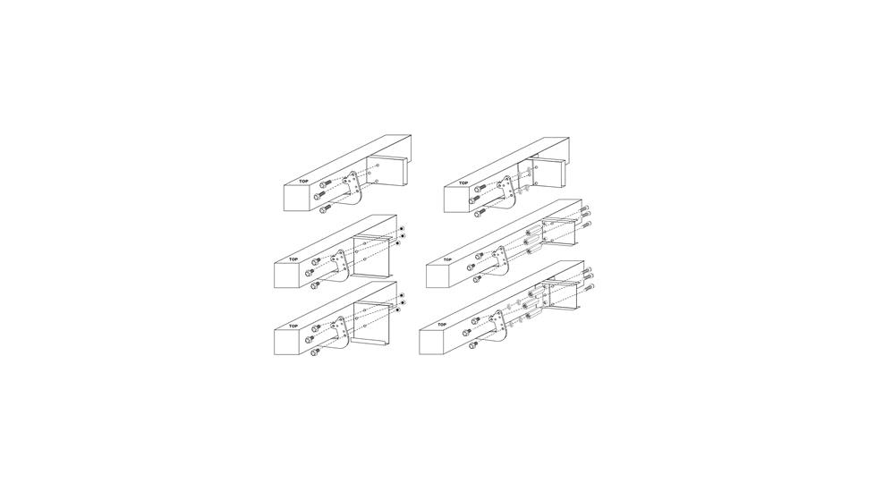 Quick Products Universal RV Bumper Support Bracket, QP-UBSBU