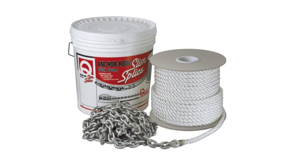 Quick Rode 25' of 8mm Chain and 300' of 9/16" Rope Anchor 50180